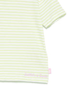 T-shirt per bambina Scotch & Soda Kids verde a righe 179362 324 SCOTCH&SODA 