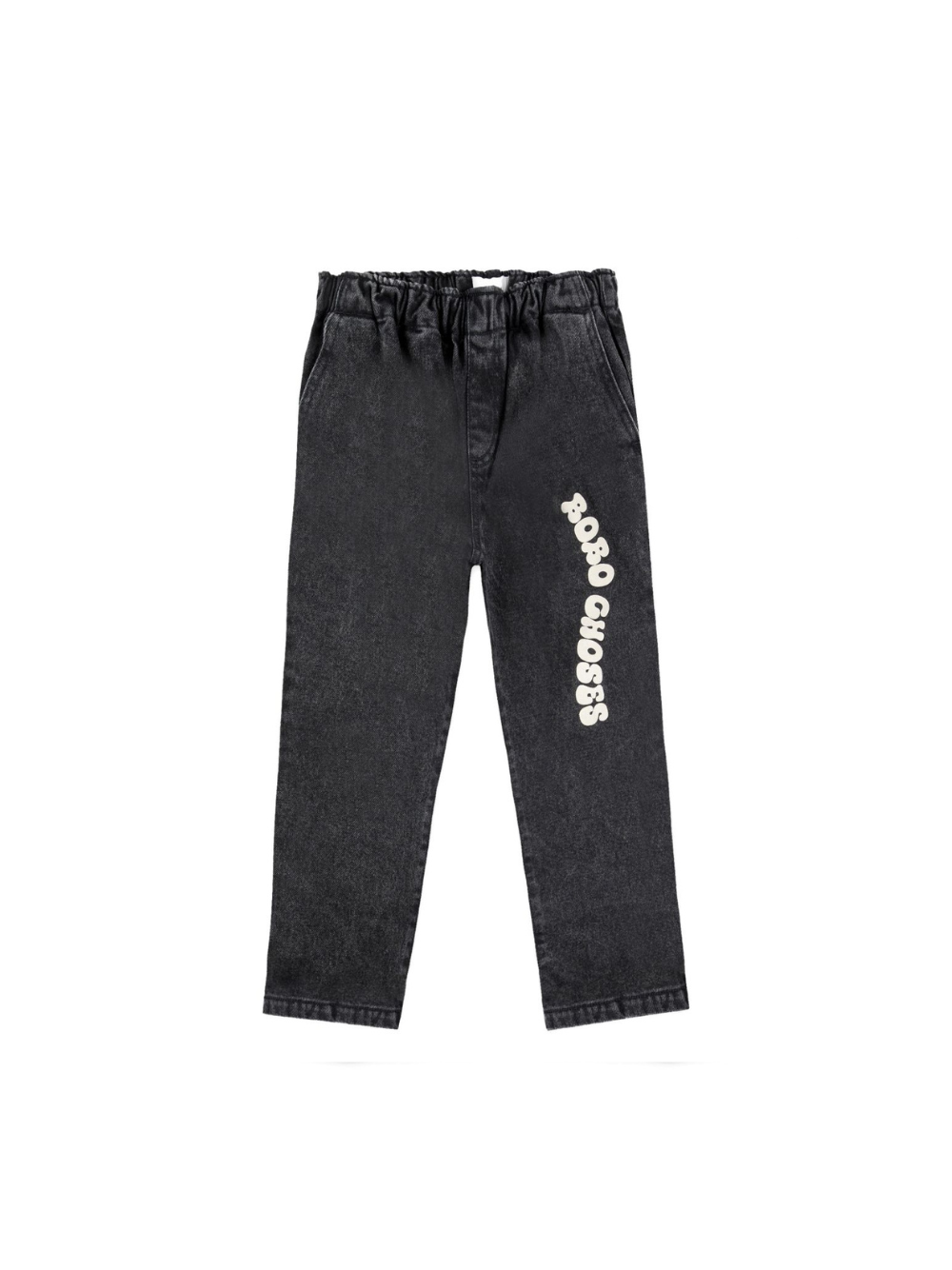 Pantaloni per bambino Bobo Choses nero con vita elasticizzata B125AC084 061 BOBO CHOSES 