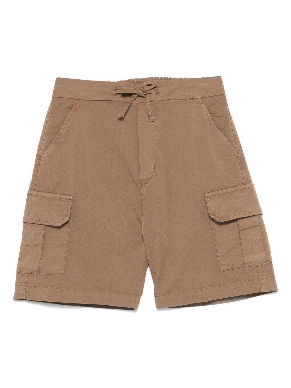 Cargo corti per bambino Paolo Pecora Kids marrone con due tasche laterali oblique PP3995 BEIGE PAOLO PECORA KIDS 