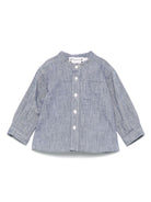 Camicia Eustace per neonata Bonpoint blu con tasca sul petto S05YSHW00004 015A BONPOINT 