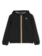Impermeabile per bambini K Way Kids P. Jack nero con cappuccio K21371W USY K-WAY KIDS 