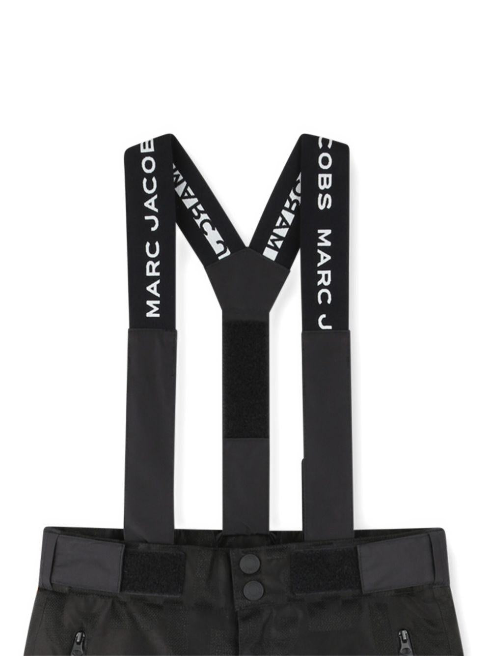 Salopette da neve per bambini The Marc Jacobs Kids nero con stampa W60658 09B THE MARC JACOBS KIDS 