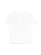 T-shirt per neonato Fendi Kids bianco con stampa grafica sul davanti BMI254 7AJ F0TU9 FENDI KIDS 