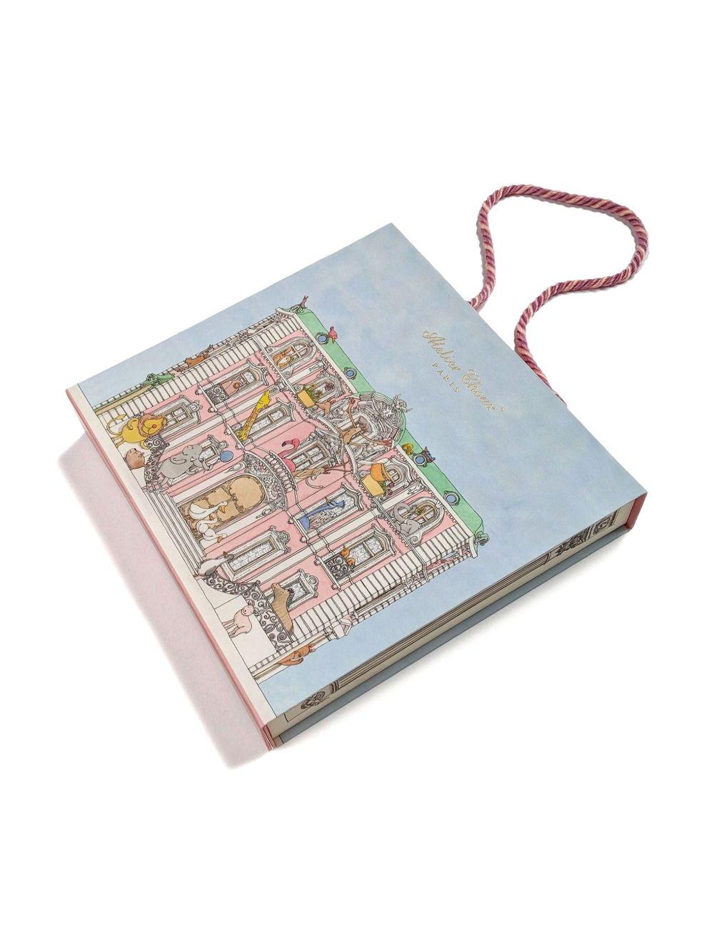 Coperta Winter Wonderland per neonati Atelier Choux multicolore con stile illustrazione CA-CQ-WIW O-U ATELIER CHOUX PARIS 