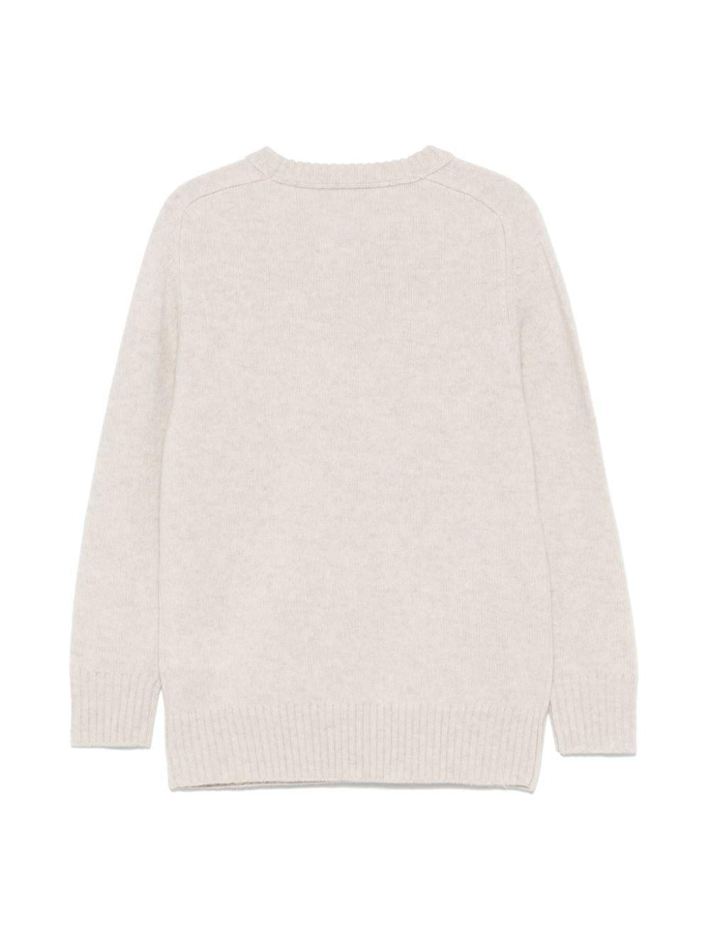 Maglione pesante per bambino Paolo Pecora Kids beige con girocollo PP3744 GRIGP PAOLO PECORA KIDS 