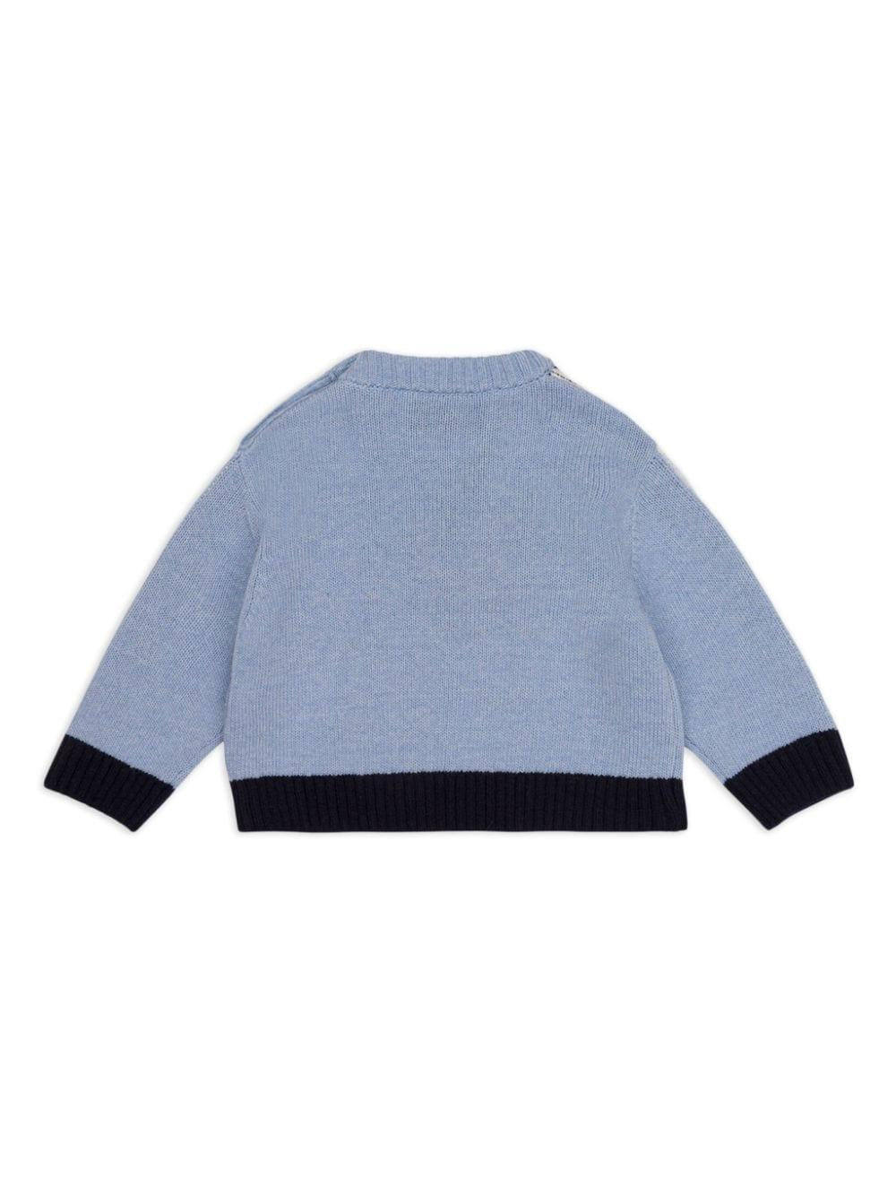 Maglione blu per neonato Pegaso ETRO KIDS GV9500 Z2498 603 ETRO KIDS 