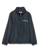 Giubbino Warne per bambino Moncler Enfant blu con cappuccio nascosto K19541A00040597X2 77G MONCLER ENFANT 
