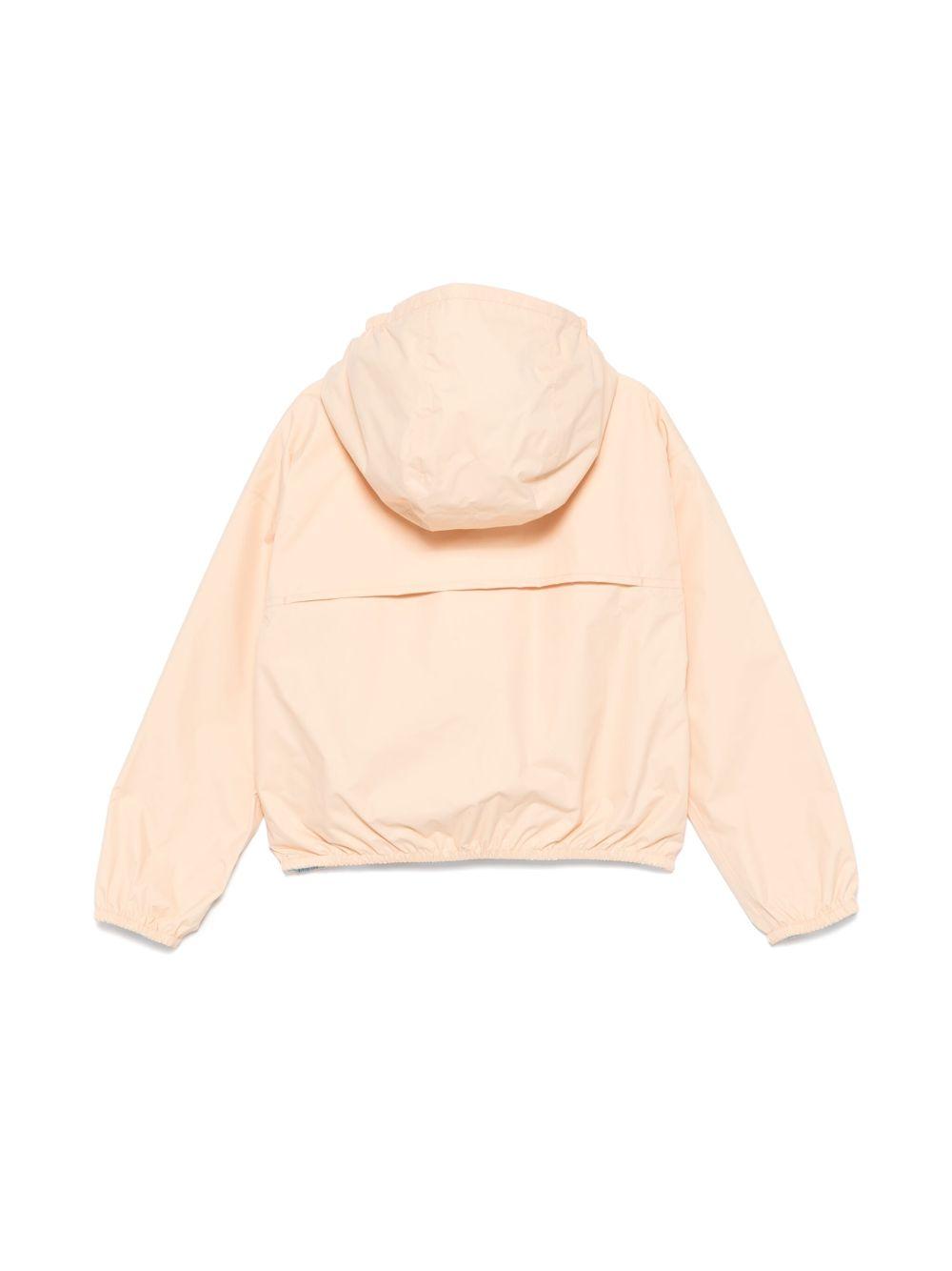 Giubbino Laurette per bambina K Way Kids rosa con cappuccio ampio K41337W AZM K-WAY KIDS 