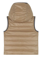 Gilet per bambino Boss Kids beige con design con cappuccio J52474 21C BOSS KIDS 