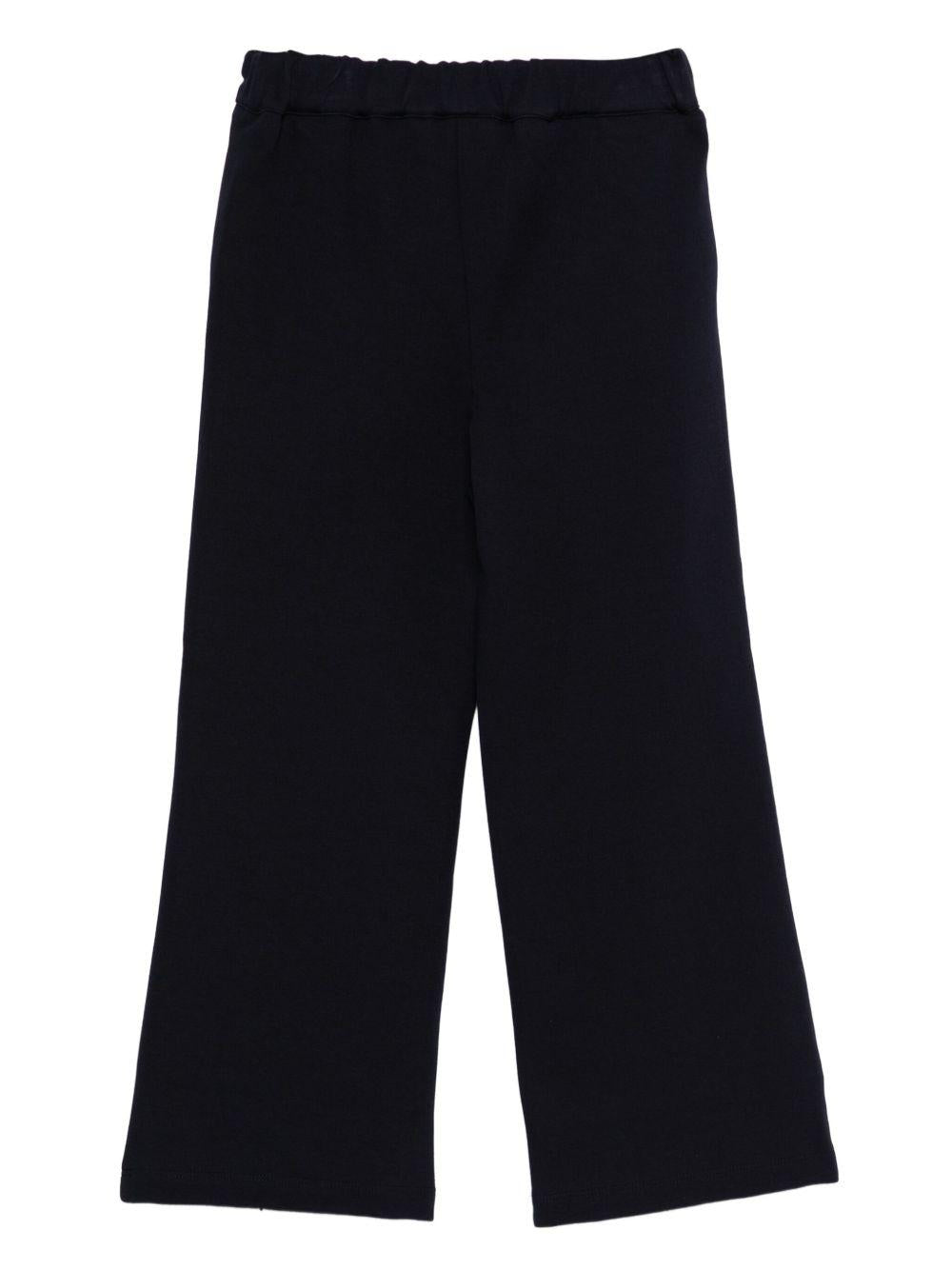 Pantaloni per bambina Chloé Kids blu con dettaglio a catena C20630 859 CHLOE' KIDS 