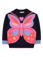 Maglione per bambina Billieblush blu con motivo farfalla U21368 85T BILLIEBLUSH 