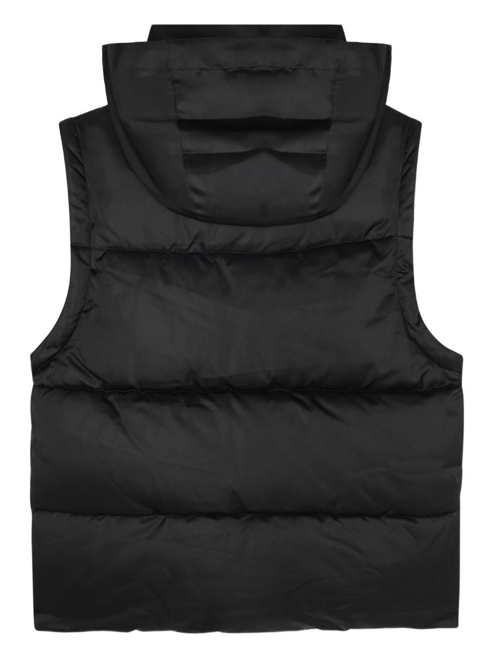 Giubbino per bambino DKNY Kids nero con maniche rimovibili D62445 09B DKNY 