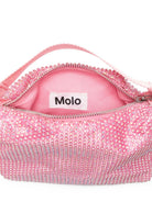 Borsa a tracolla per bambina Molo rosa con decorazioni in cristalli 7S26V105 8058 MOLO 