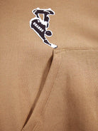 Felpa per bambino Molo marrone con stampa e cappuccio 1W25J304 5519 MOLO 