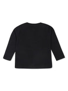 T-shirt per neonato MSGM Kids nero con stampa basket MSGM Kids Milano F4MSNBTH262 110 MSGM KIDS 