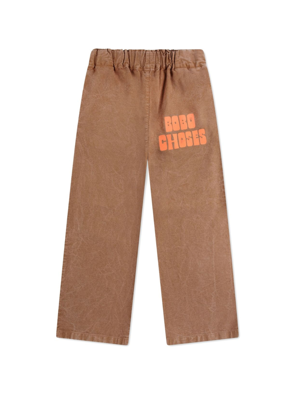 Pantaloni per bambino Bobo Choses marrone con logo B125AC134 211 BOBO CHOSES 