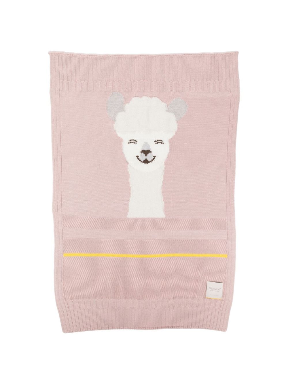 Coperta per neonata Gensami Kids rosa con ricamo lama COP-ALP-WE PINK GENSAMI 