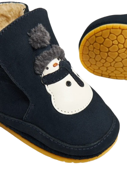 Stivali Aggas per neonato Donsje blu con pupazzo di neve 1035705 NL03J DONSJE 