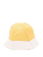 Cappello per neonata La Stupenderia giallo con orlo a contrasto e corona rotonda TBCP53D07 D05 LA STUPENDERIA 