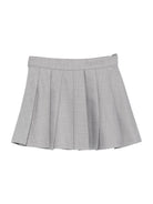 Gonna per bambina Pinko Kids grigia con design plissettato KFGO011CML025 5028 PINKO KIDS 
