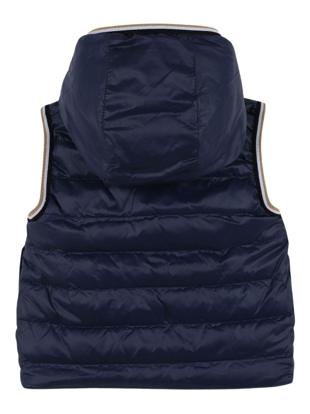 Gilet per bambino Boss Kids blu con design reversibile J52474 791 BOSS KIDS 