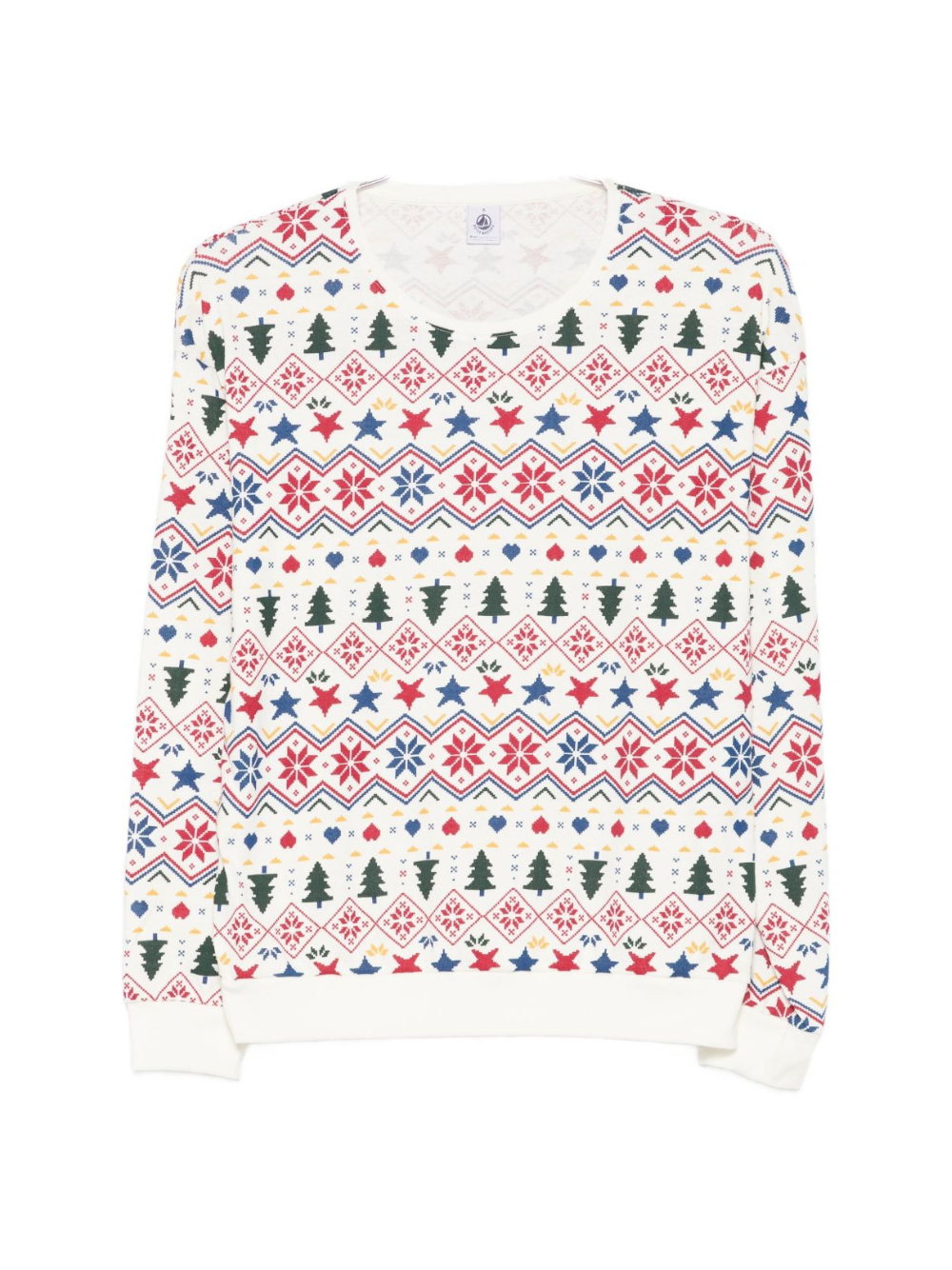 Pigiama per donna Petit Bateau multicolore con stampa grafica all-over A0DRB 01 PETIT BATEAU 