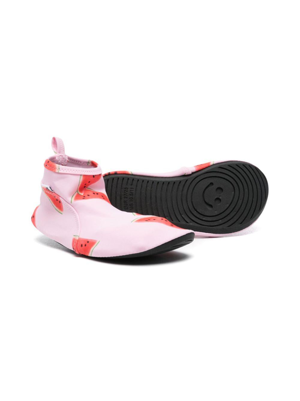 Stivaletti da mare per bambina Molo rosa con stampa grafica frutta 7S25U302 9241 MOLO 