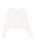 Maglione per bambina Pinko Kids bianco con logo sul davanti KFMA012CFL084 B000 PINKO KIDS 