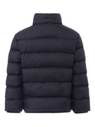 Giacca Joe per bambino Moncler Enfant nera trapuntata con bottoni automatici K29541A00026597X2 999 MONCLER ENFANT 