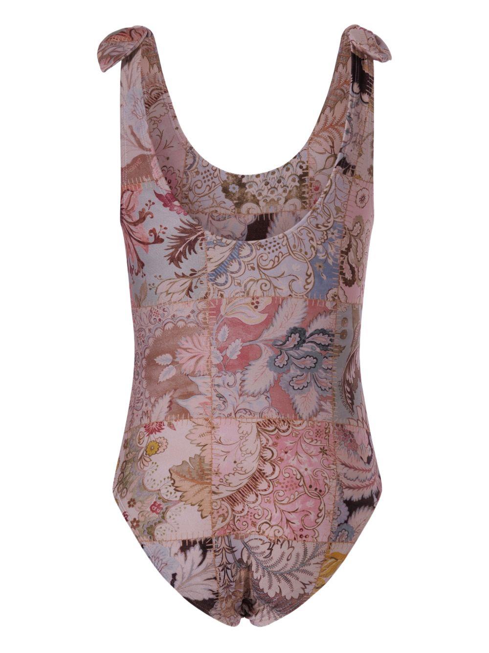 Costume intero per bambina ZIMMERMANN Kids rosa a fiori 6062WR S263 ZIMMERMANN KIDS 