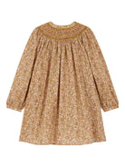 Abito per bambina Bonpoint giallo con stampa a fiori W05GDRW00051 522C BONPOINT 