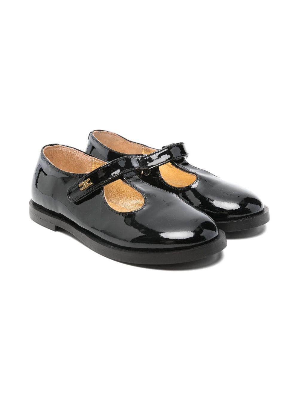 Ballerine per bambina Elisabetta Franchi La Mia Bambina ner con cinturino F1A3E03700286 930 ElISABETTA FRANCHI 