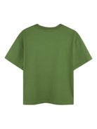 T-shirt per bambino Lanvin Enfant verde con logo sul davanti N30283 625 LANVIN 