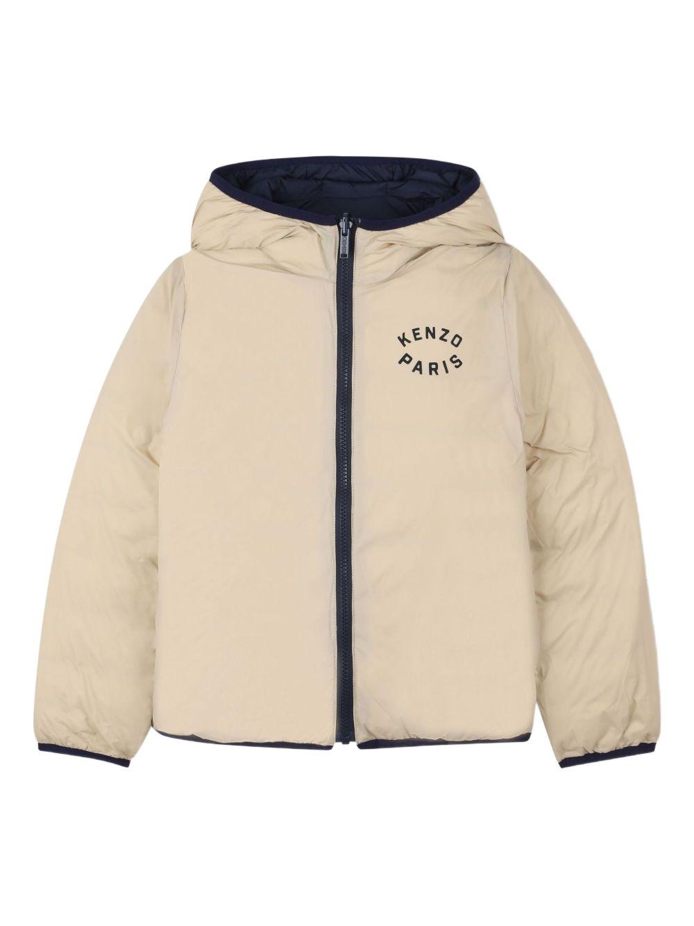 Giubbino per bambino Kenzo Kids multicolore con cappuccio K61470 V82 KENZO KIDS 