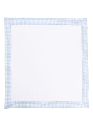 The Owl Baby Blanket with White Checked Edge