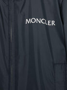 Giubbino Warne per bambino Moncler Enfant blu con cappuccio nascosto K19541A00040597X2 77G MONCLER ENFANT 