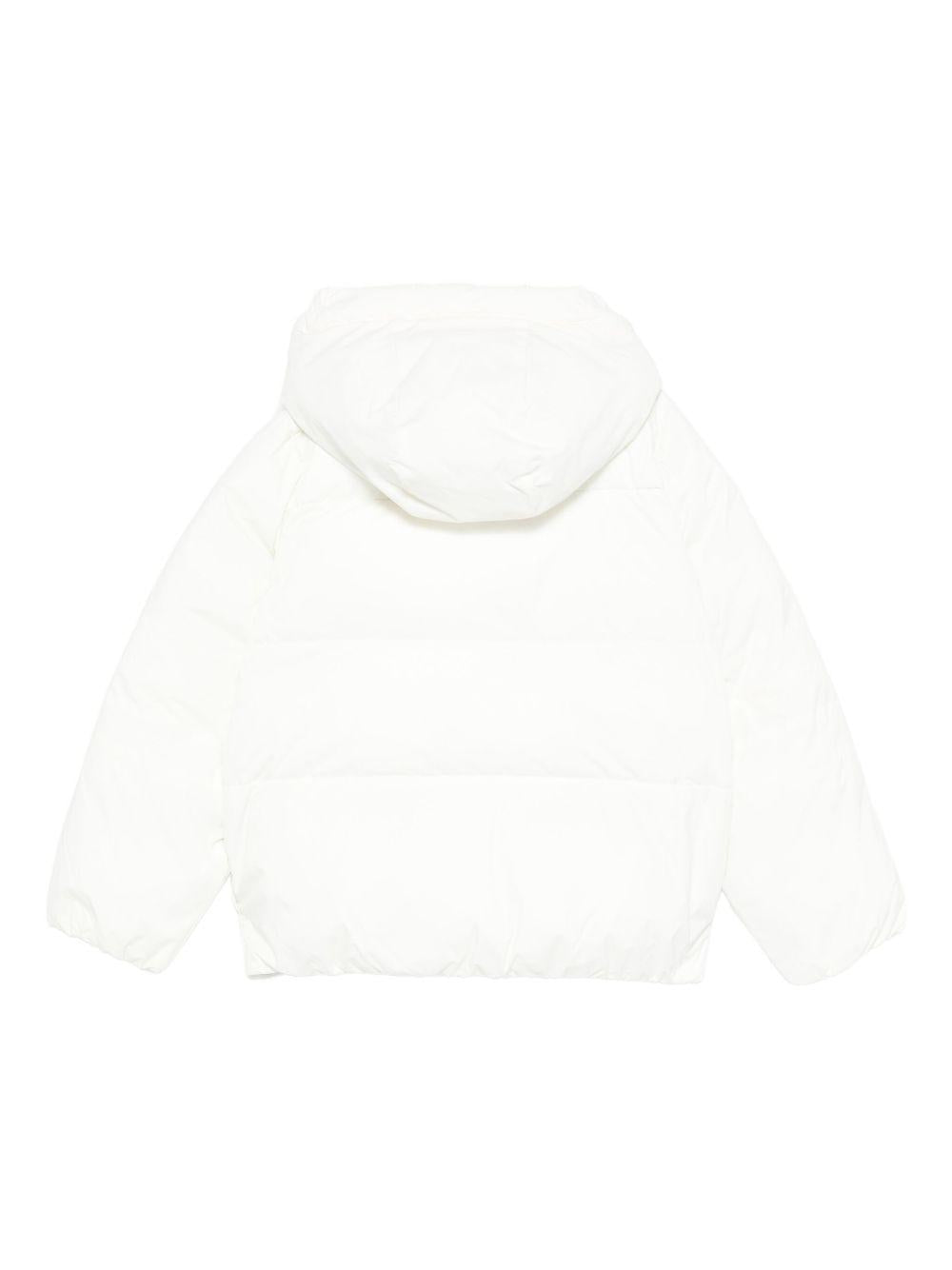 Giubbino per bambini K-Way Kids bianco con design trapuntato K6141CW X42 K-WAY KIDS 