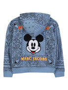 Felpa per bambino Marc Jacobs Kids x Disney Mickey Mouse blu con stampa paisley W60630 822 THE MARC JACOBS KIDS 