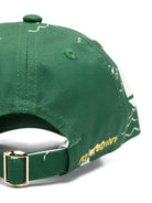 Cappello da baseball per bambino Mini Rodini Sailing Boats verde con stampa all-over 2526512275 GREEN MINI RODINI 