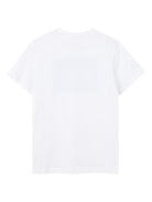 T-shirt per bambino Hugo Kids bianca con logo sul davanti G01020 10P Hugo 