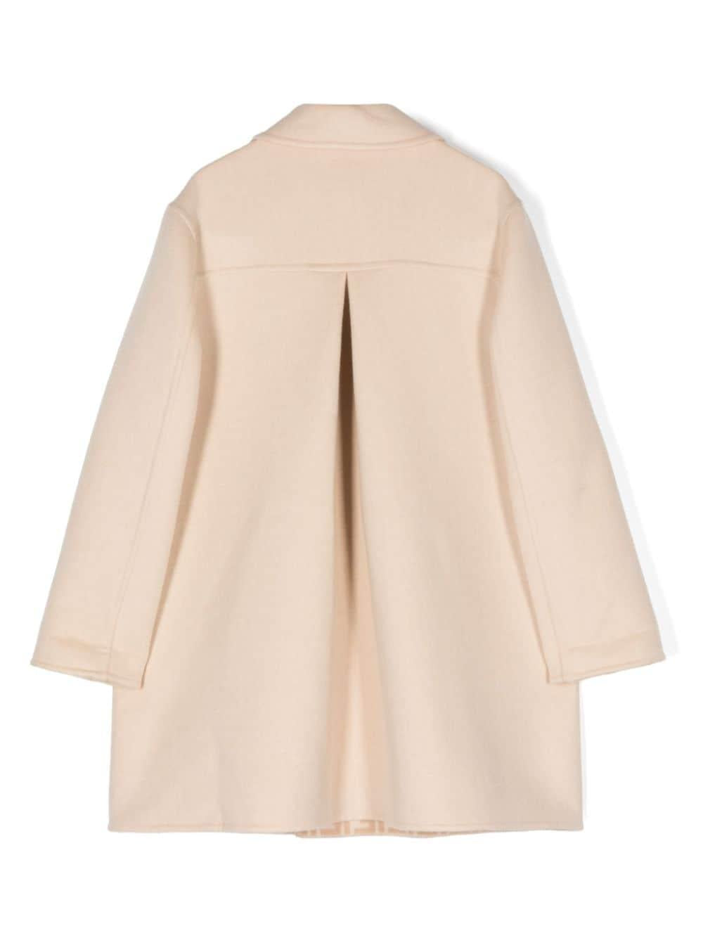 Cappotto doppiopetto JUA213 A8DO F1P2N FENDI KIDS 