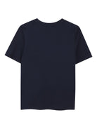 T-shirt per bambino Boss Kids blu con stampa grafica J52982 849 BOSS KIDS 