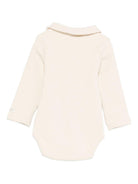 Tutina per neonati Donsje beige con ricamo biscotto sul davanti 3042501 00004 DONSJE 