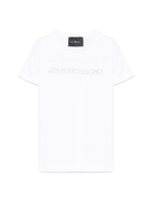 T-shirt per bambina John Richmond Junior bianco con logo RGP25102TS WHITE JOHN RICHMOND JUNIOR 