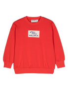 Felpa per bambina Mini Rodini rosso con applicazione Mallorca 2462012142 Red MINI RODINI 