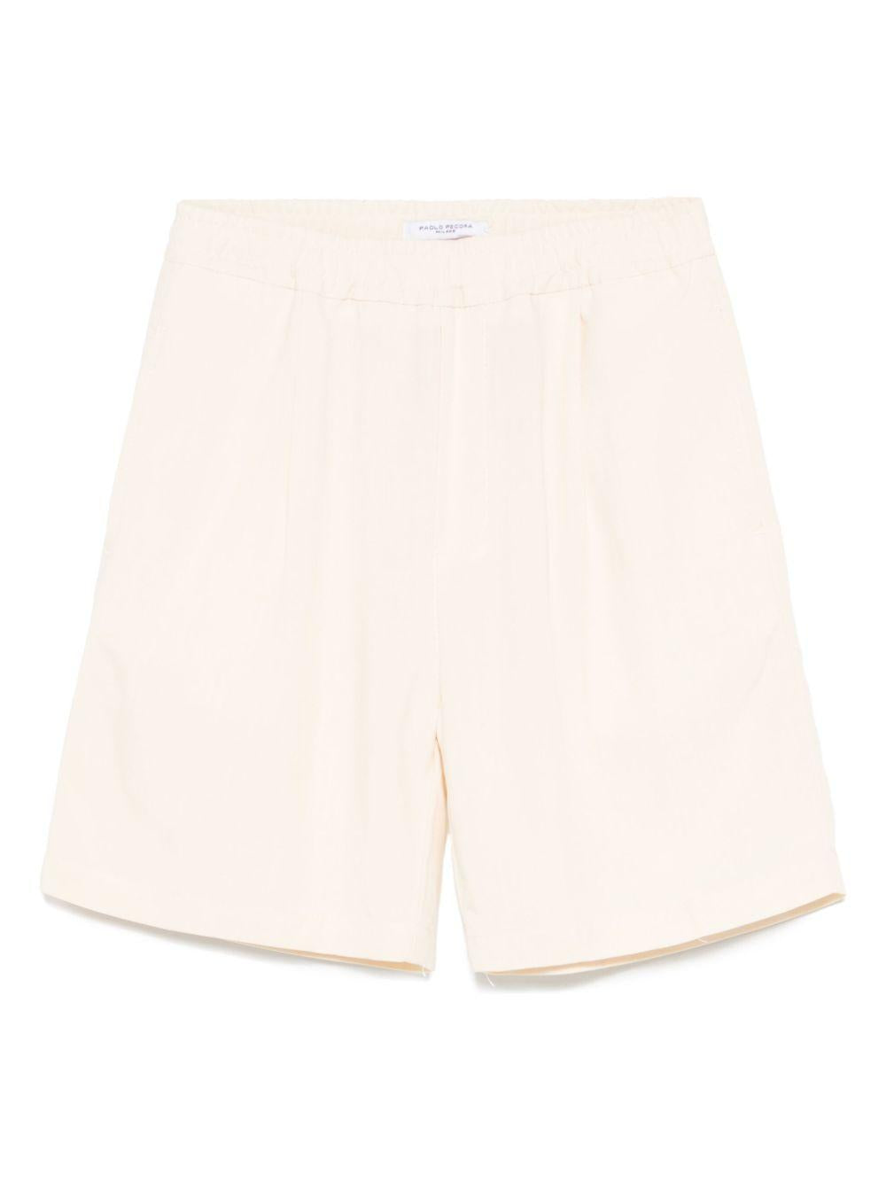 Shorts dritti per bambino Paolo Pecora Kids beige con due tasche posteriori applicate PP4009 SALE PAOLO PECORA KIDS 