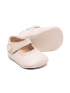 Scarpe primi passi per neonata Eli1957 beige con soletta in pelle con logo 0350AL NUDE ElI 