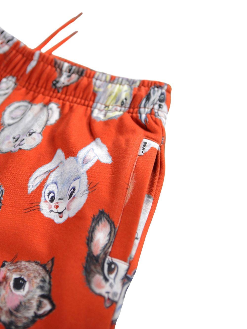 Chino per bambina Molo rosso in cotone biologico 2W25I202 8201 MOLO 