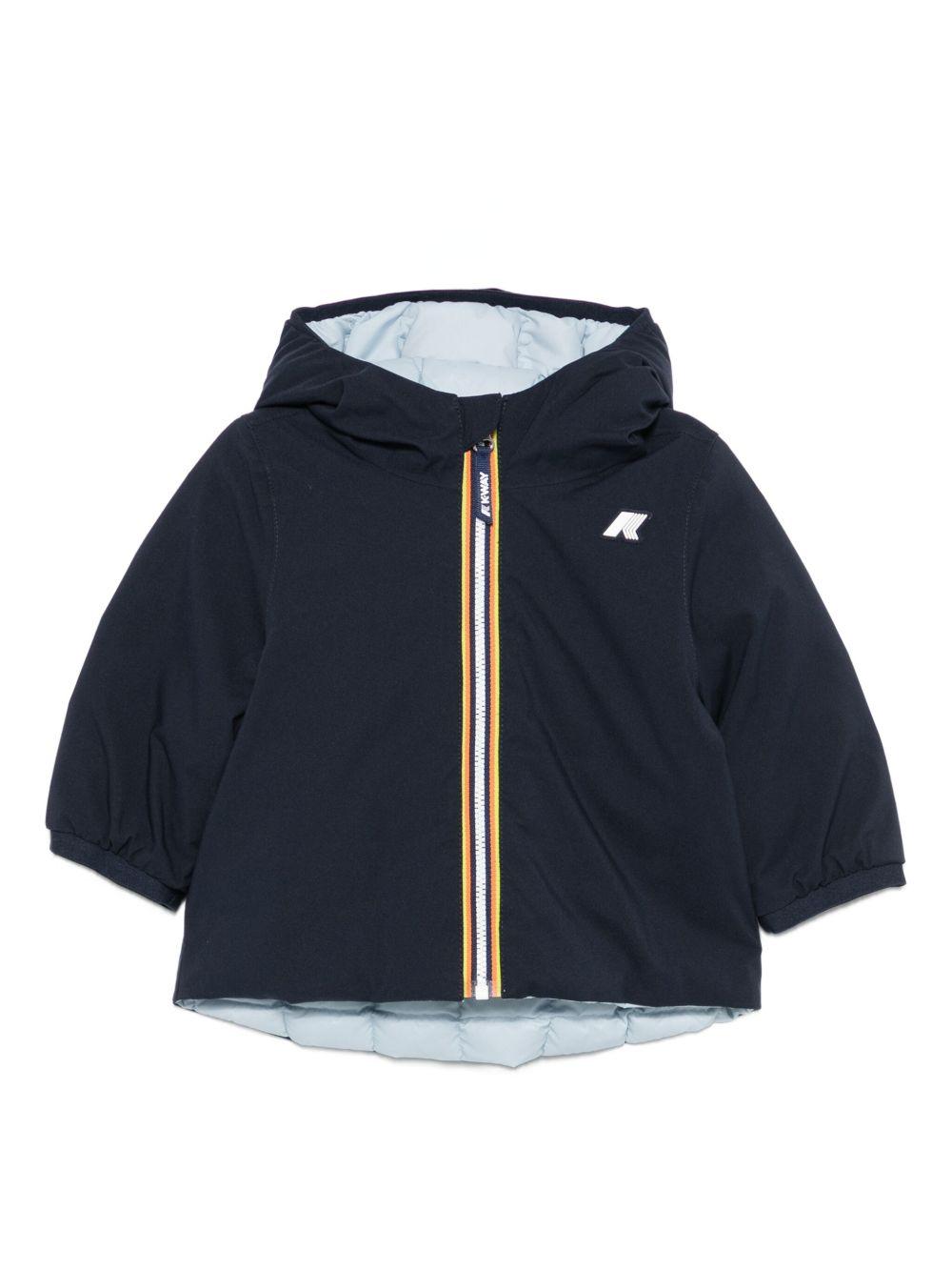 Giubbino per neonato K-Way Kids blu con design reversibile K7132PW BBB K-WAY KIDS 