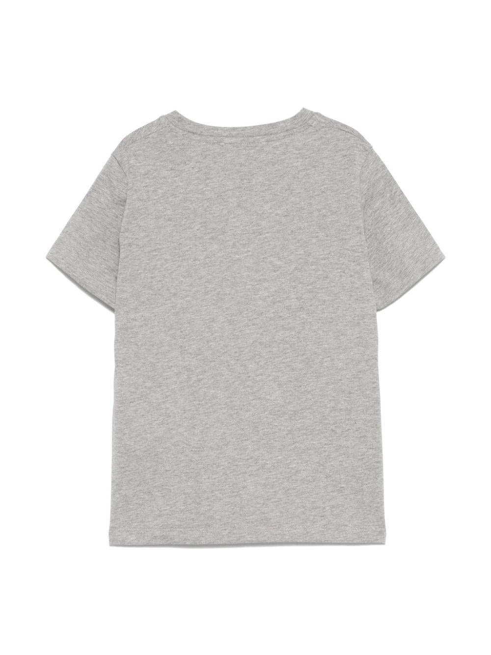 Maglietta con logo Versace per bambino Versace Kids grigio con girocollo 10182931A13085 2EM40 VERSACE KIDS 